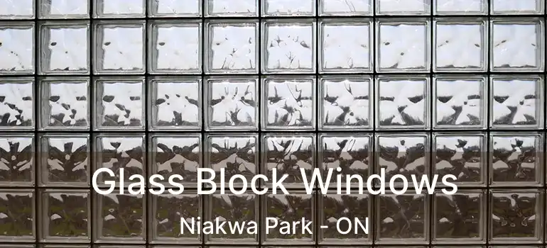  Glass Block Windows Niakwa Park - ON