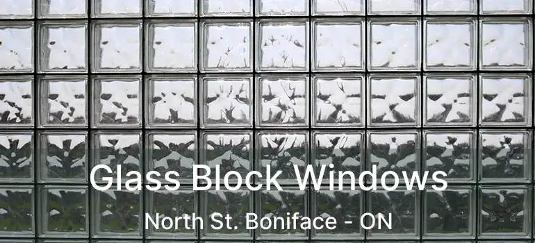  Glass Block Windows North St. Boniface - ON