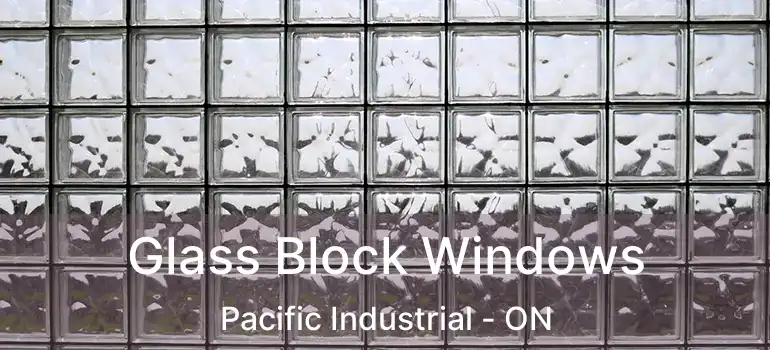  Glass Block Windows Pacific Industrial - ON