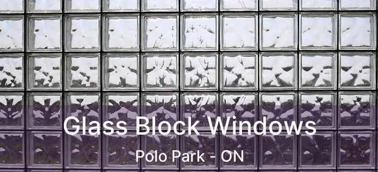  Glass Block Windows Polo Park - ON