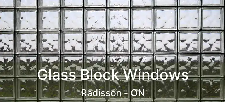  Glass Block Windows Radisson - ON