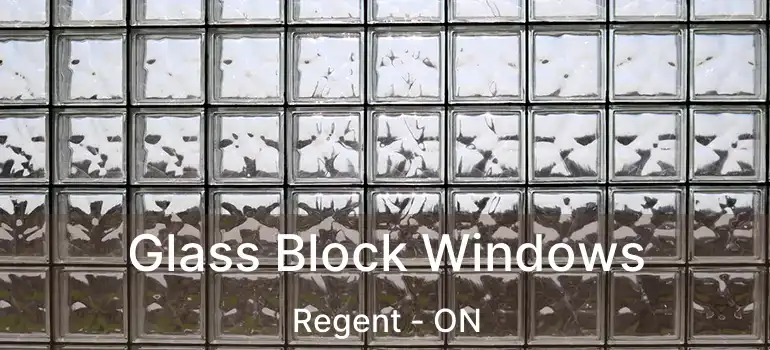  Glass Block Windows Regent - ON
