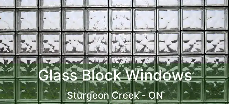  Glass Block Windows Sturgeon Creek - ON