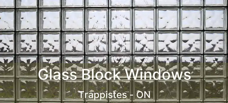  Glass Block Windows Trappistes - ON