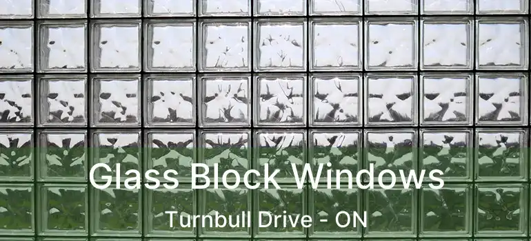 Glass Block Windows Turnbull Drive - ON