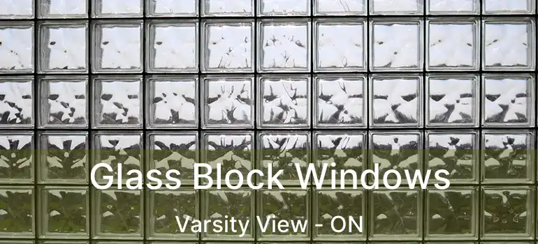  Glass Block Windows Varsity View - ON