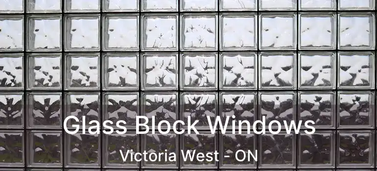  Glass Block Windows Victoria West - ON