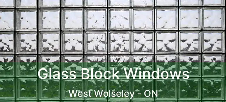  Glass Block Windows West Wolseley - ON