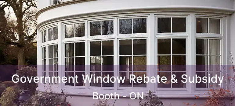  Government Window Rebate & Subsidy Booth - ON