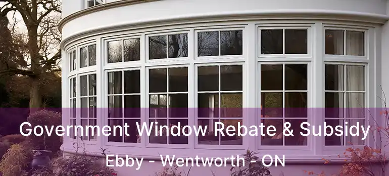  Government Window Rebate & Subsidy Ebby - Wentworth - ON