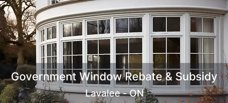  Government Window Rebate & Subsidy Lavalee - ON