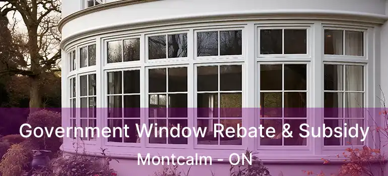  Government Window Rebate & Subsidy Montcalm - ON