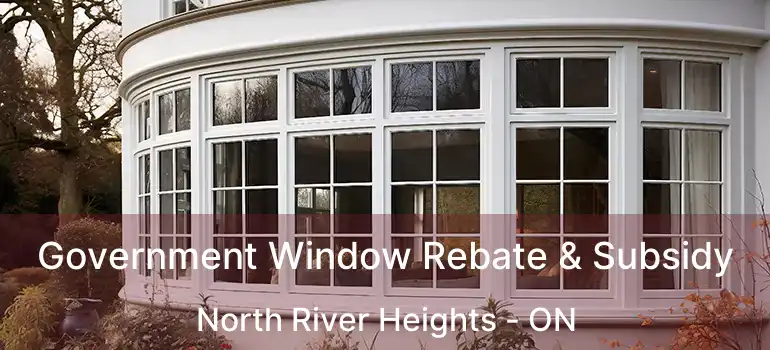  Government Window Rebate & Subsidy North River Heights - ON