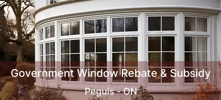  Government Window Rebate & Subsidy Peguis - ON