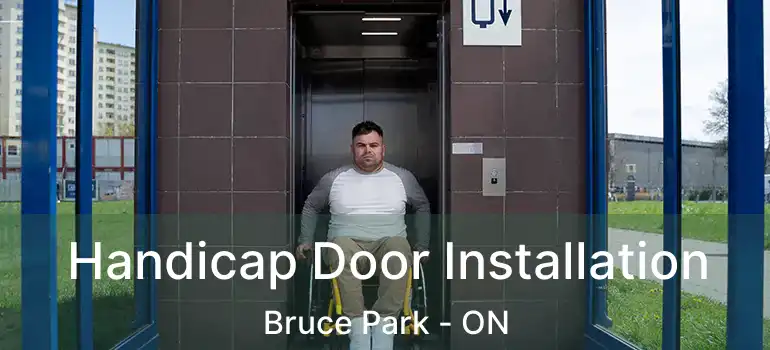  Handicap Door Installation Bruce Park - ON