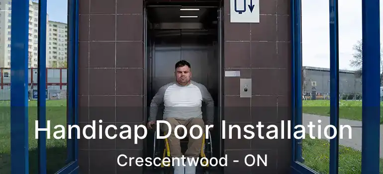  Handicap Door Installation Crescentwood - ON