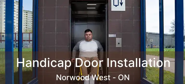  Handicap Door Installation Norwood West - ON