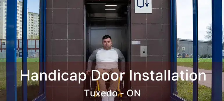 Handicap Door Installation Tuxedo - ON