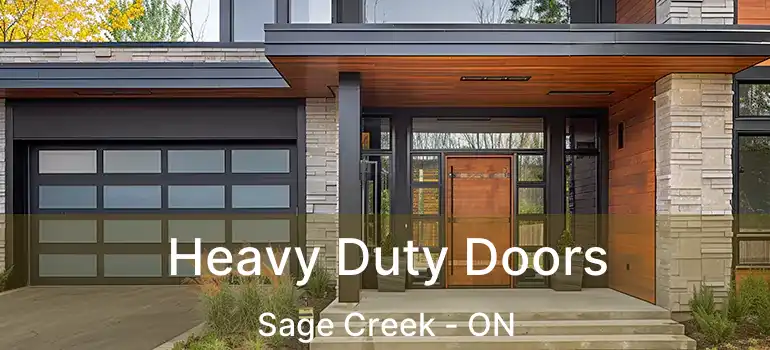  Heavy Duty Doors Sage Creek - ON