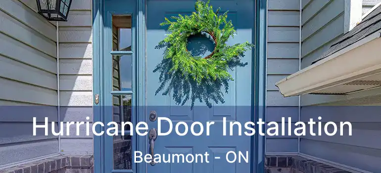  Hurricane Door Installation Beaumont - ON