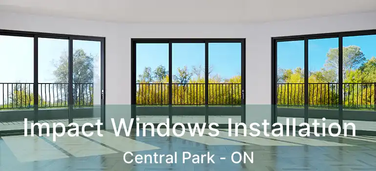  Impact Windows Installation Central Park - ON