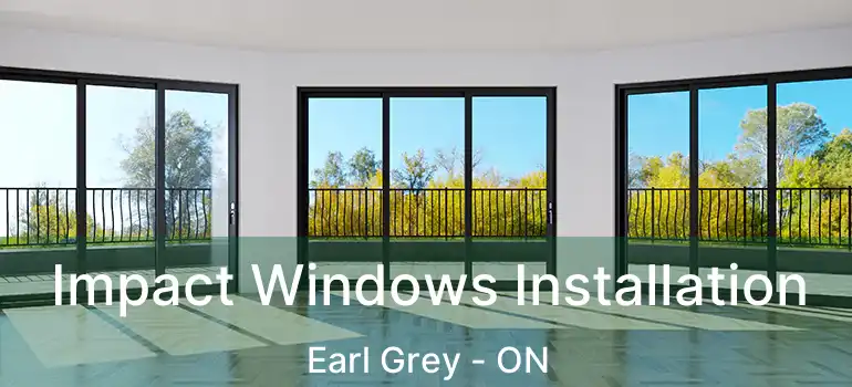  Impact Windows Installation Earl Grey - ON