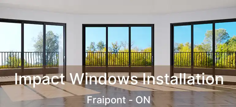  Impact Windows Installation Fraipont - ON