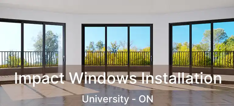  Impact Windows Installation University - ON