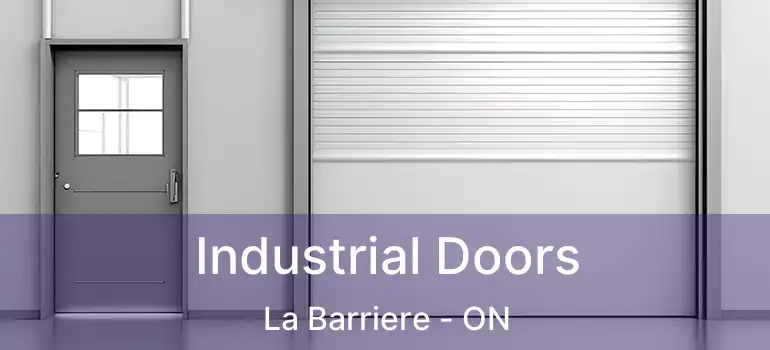  Industrial Doors La Barriere - ON