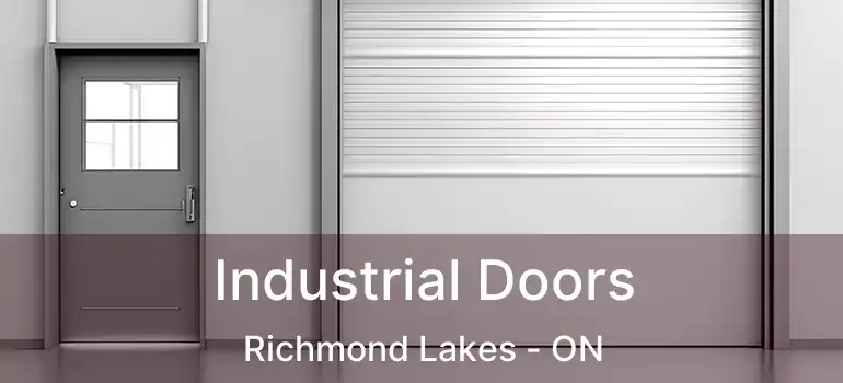  Industrial Doors Richmond Lakes - ON