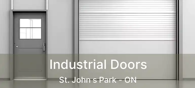  Industrial Doors St. John s Park - ON