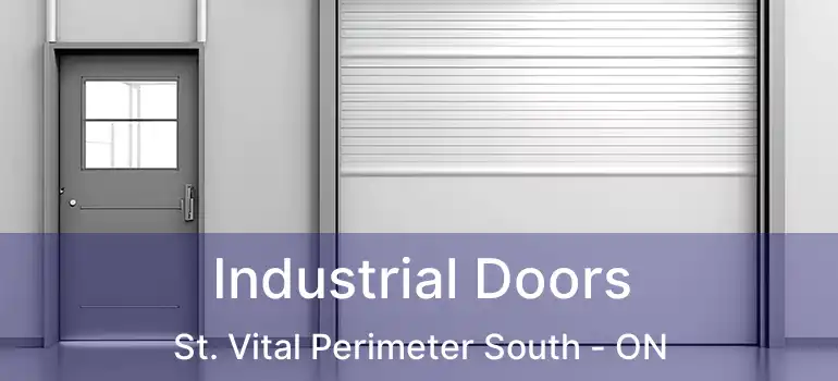  Industrial Doors St. Vital Perimeter South - ON