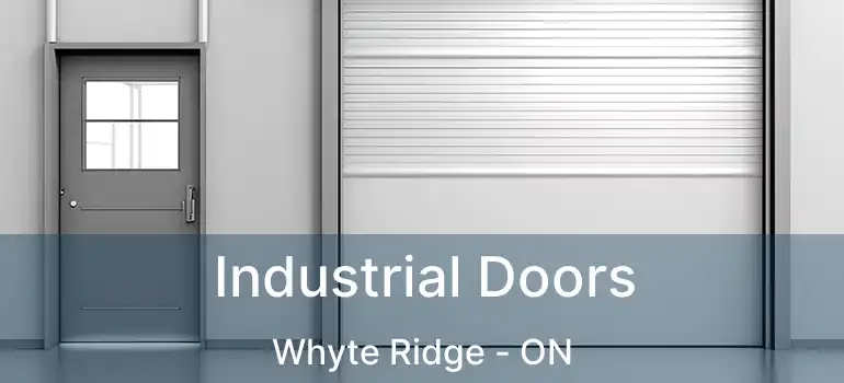  Industrial Doors Whyte Ridge - ON