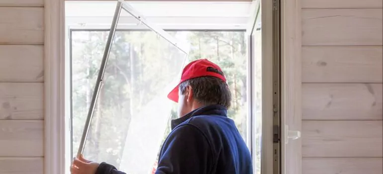 Expandable Window Screen Installation in Barrie, Ontario