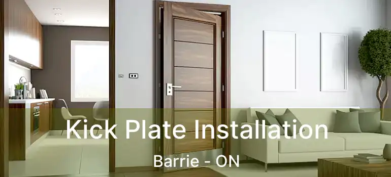  Kick Plate Installation Barrie - ON