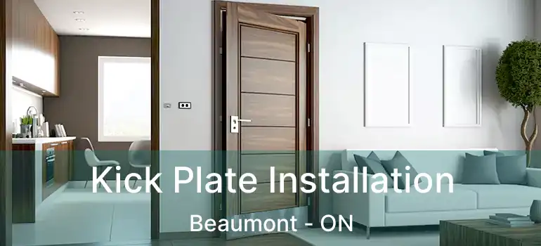  Kick Plate Installation Beaumont - ON