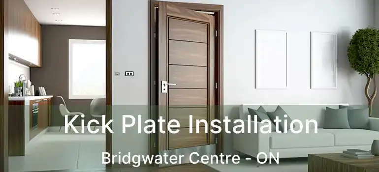  Kick Plate Installation Bridgwater Centre - ON