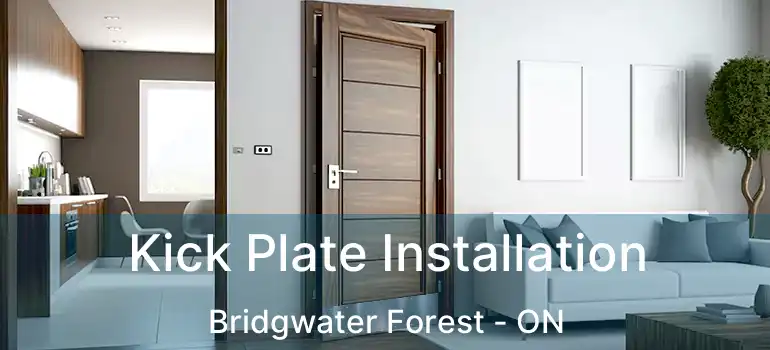  Kick Plate Installation Bridgwater Forest - ON