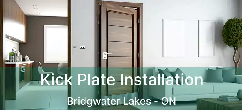  Kick Plate Installation Bridgwater Lakes - ON