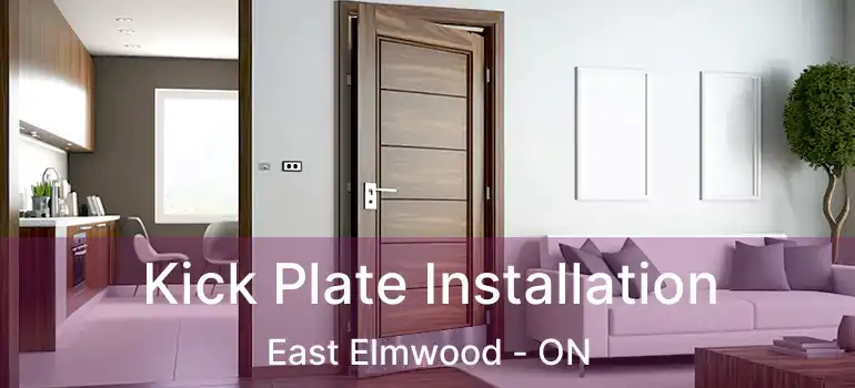  Kick Plate Installation East Elmwood - ON