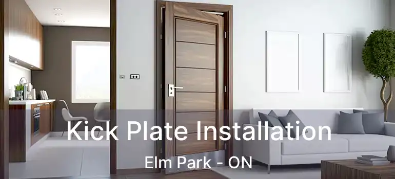  Kick Plate Installation Elm Park - ON