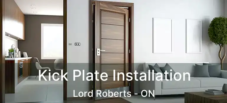  Kick Plate Installation Lord Roberts - ON