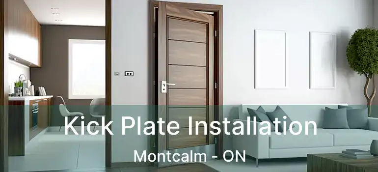  Kick Plate Installation Montcalm - ON