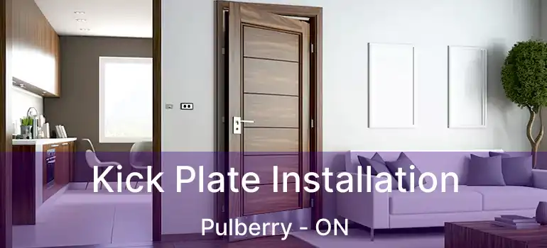  Kick Plate Installation Pulberry - ON