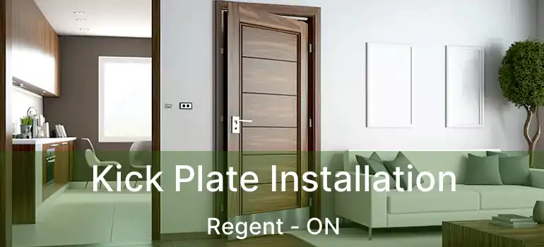  Kick Plate Installation Regent - ON
