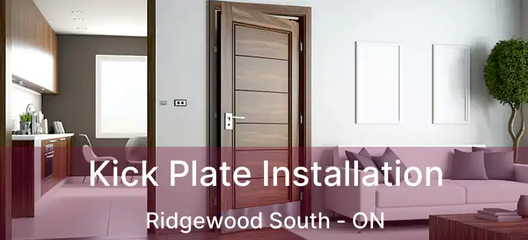  Kick Plate Installation Ridgewood South - ON