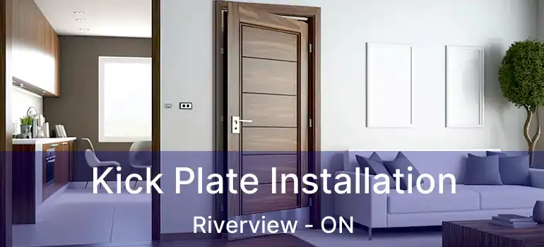  Kick Plate Installation Riverview - ON