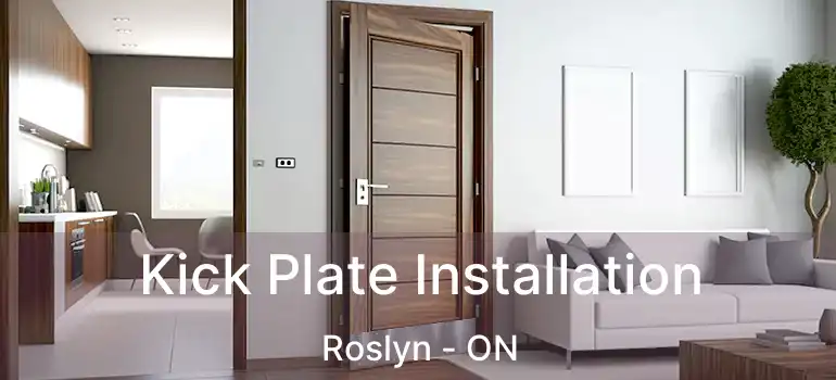  Kick Plate Installation Roslyn - ON