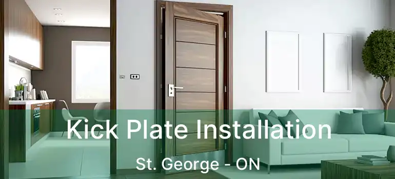  Kick Plate Installation St. George - ON