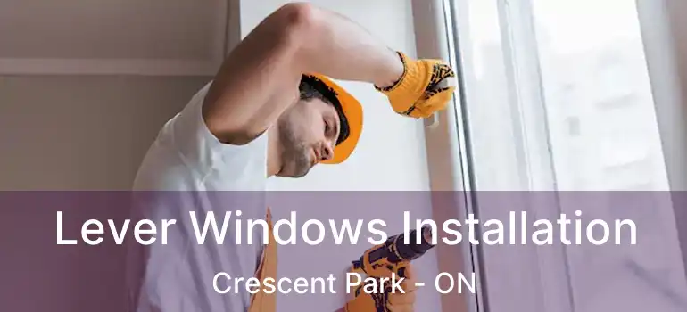  Lever Windows Installation Crescent Park - ON